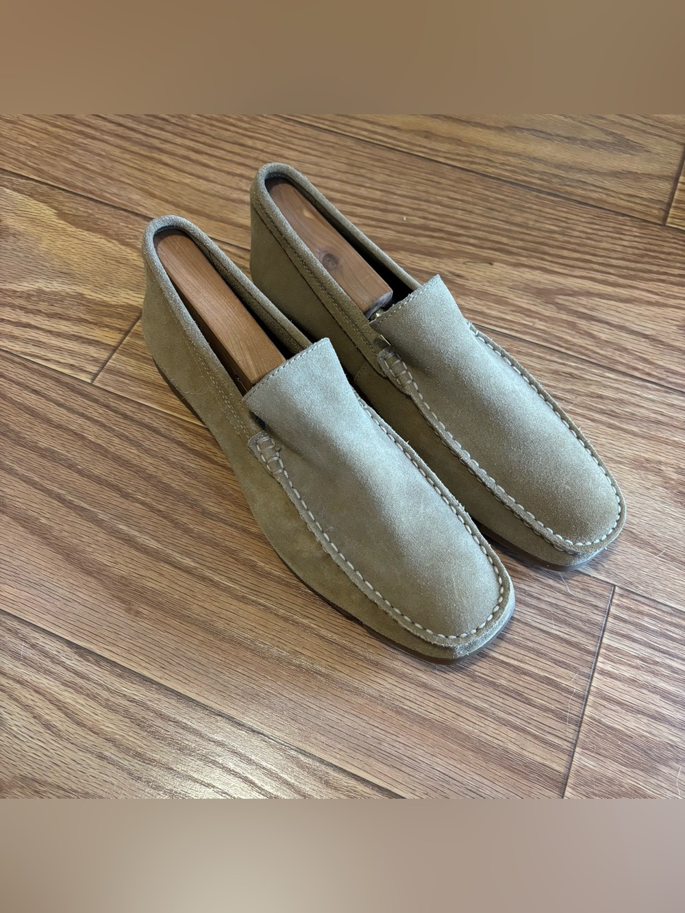 Aldo Tan Suede Slip-On Loafers